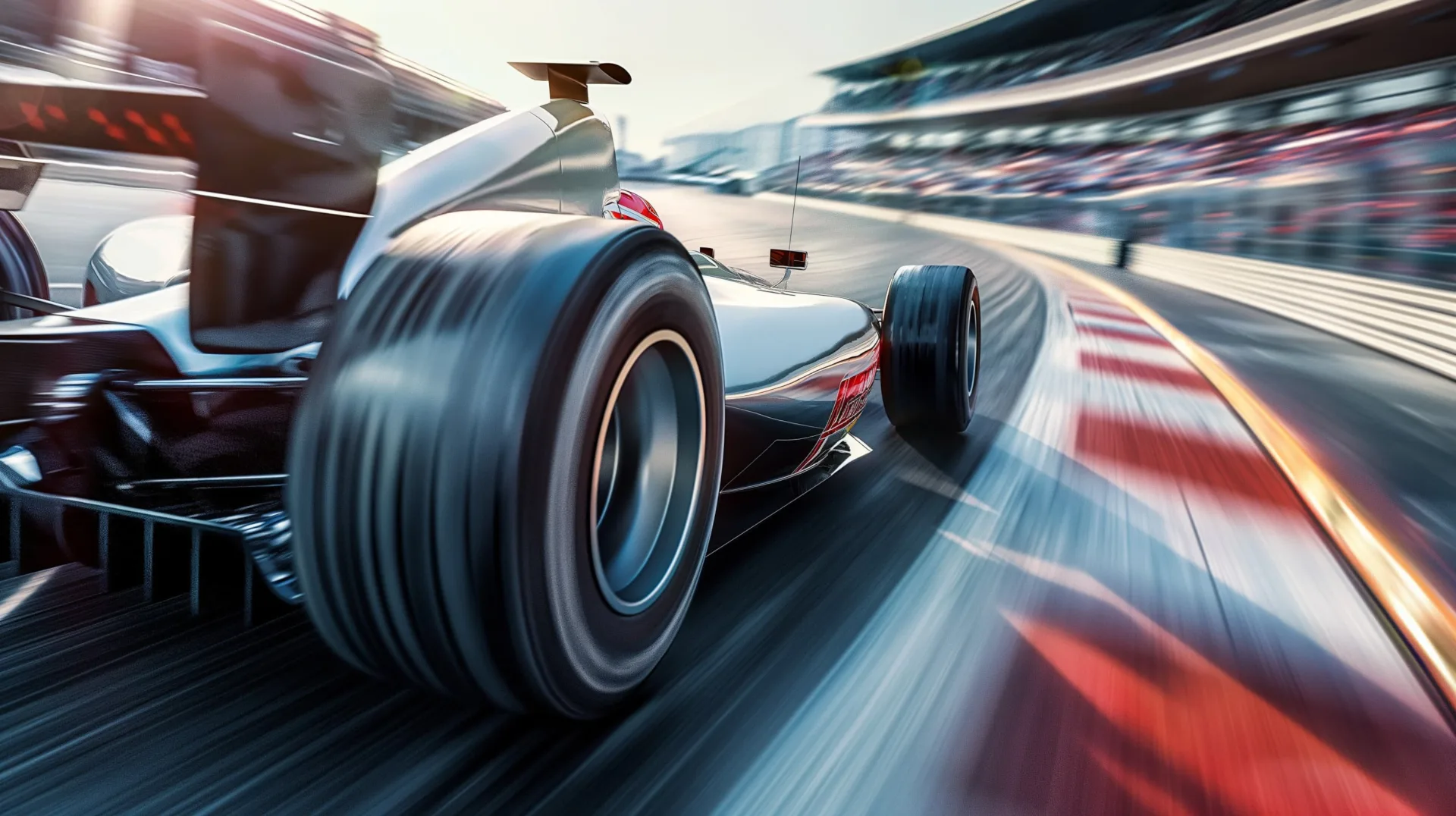 formule1 raceauto op circuit hoge snelheid